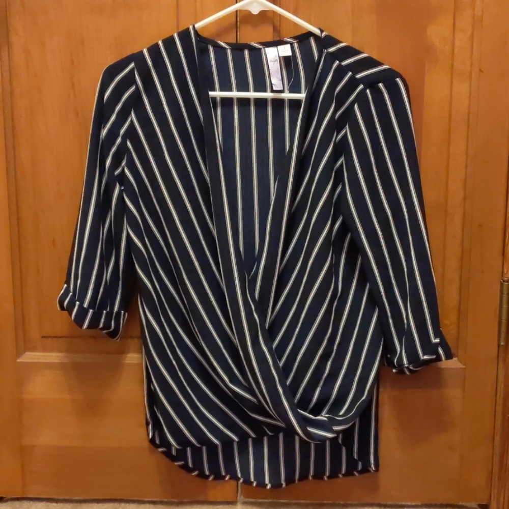 Agla plunge neck top